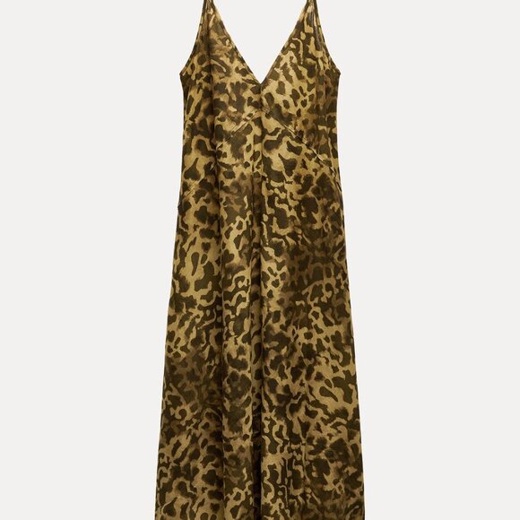 ZARA PRINTED DRESS ZW COLLECTION Size M NEW WITH TAG! - Picture 4 of 8